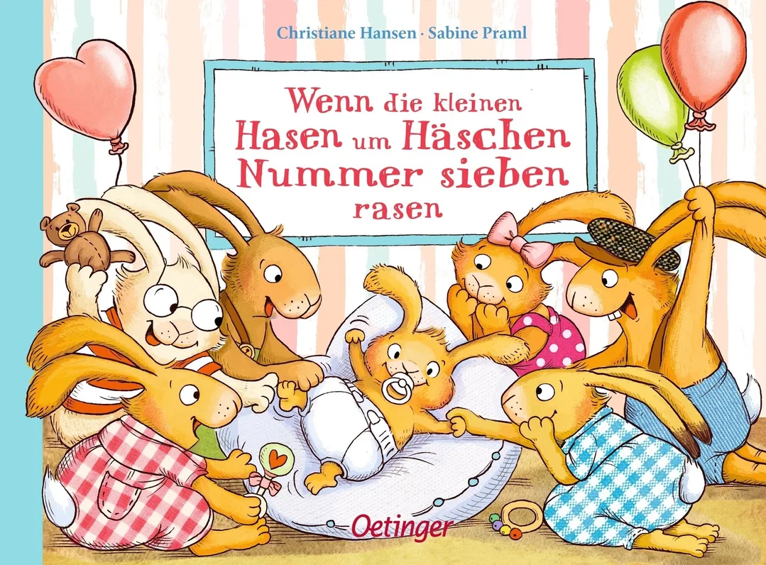 Wenn die kleinen Hasen um Häschen Nummer sieben rasen - Sabine Praml – Bild 1