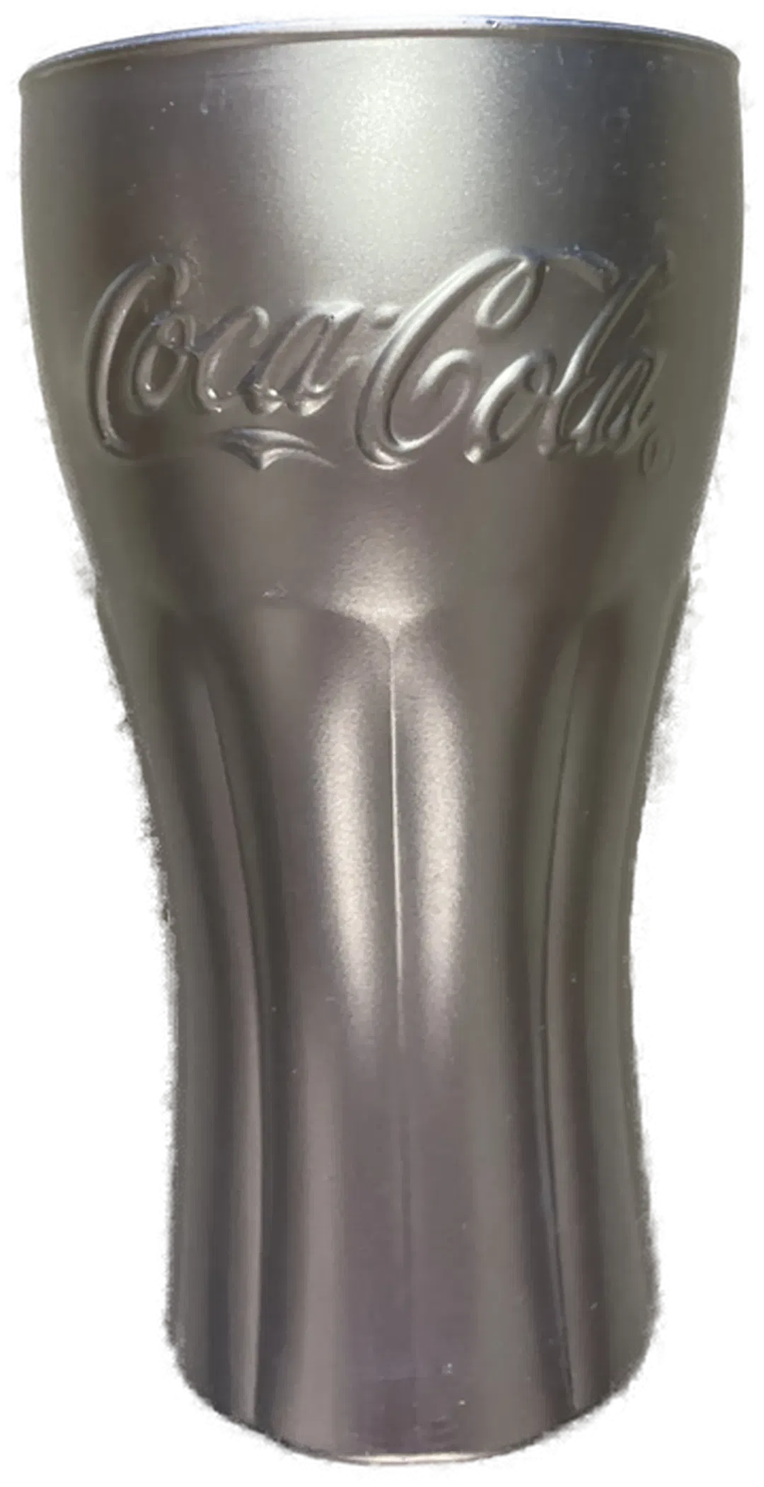 Coca Cola Glas silber - limited Edition - Bild 1