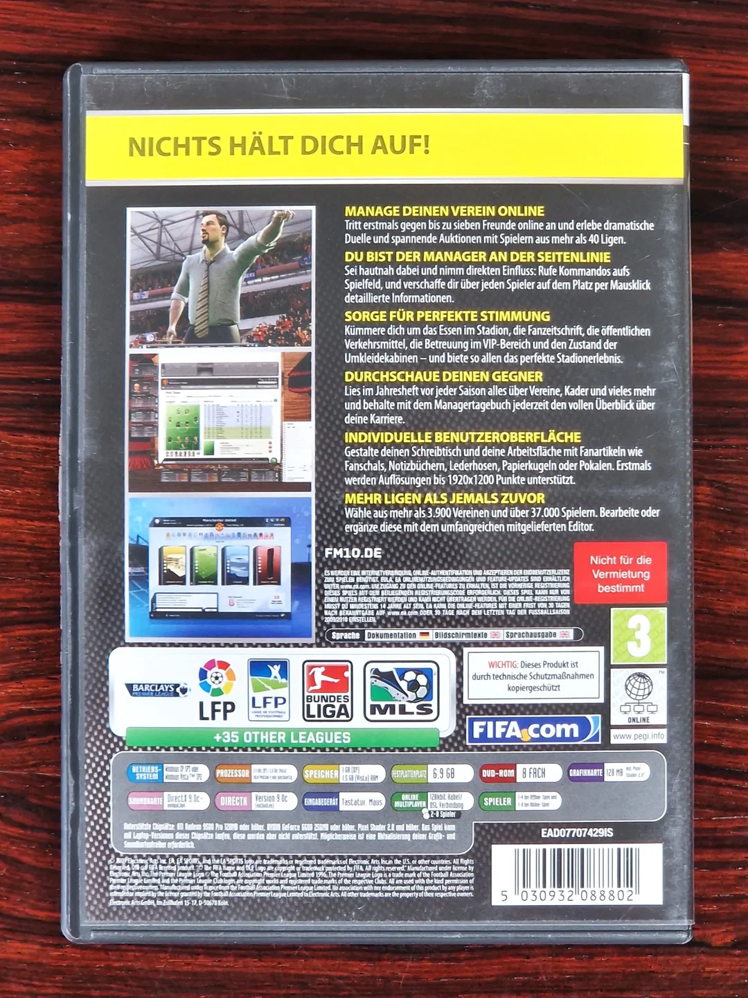 Fussball Manager 10 - EA Classics - PC-Spiel - DVD-ROM – Bild 2