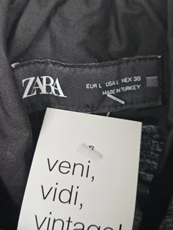 ZARA Damen Maxikleid, schwarz - Gr. L  - Bild 4