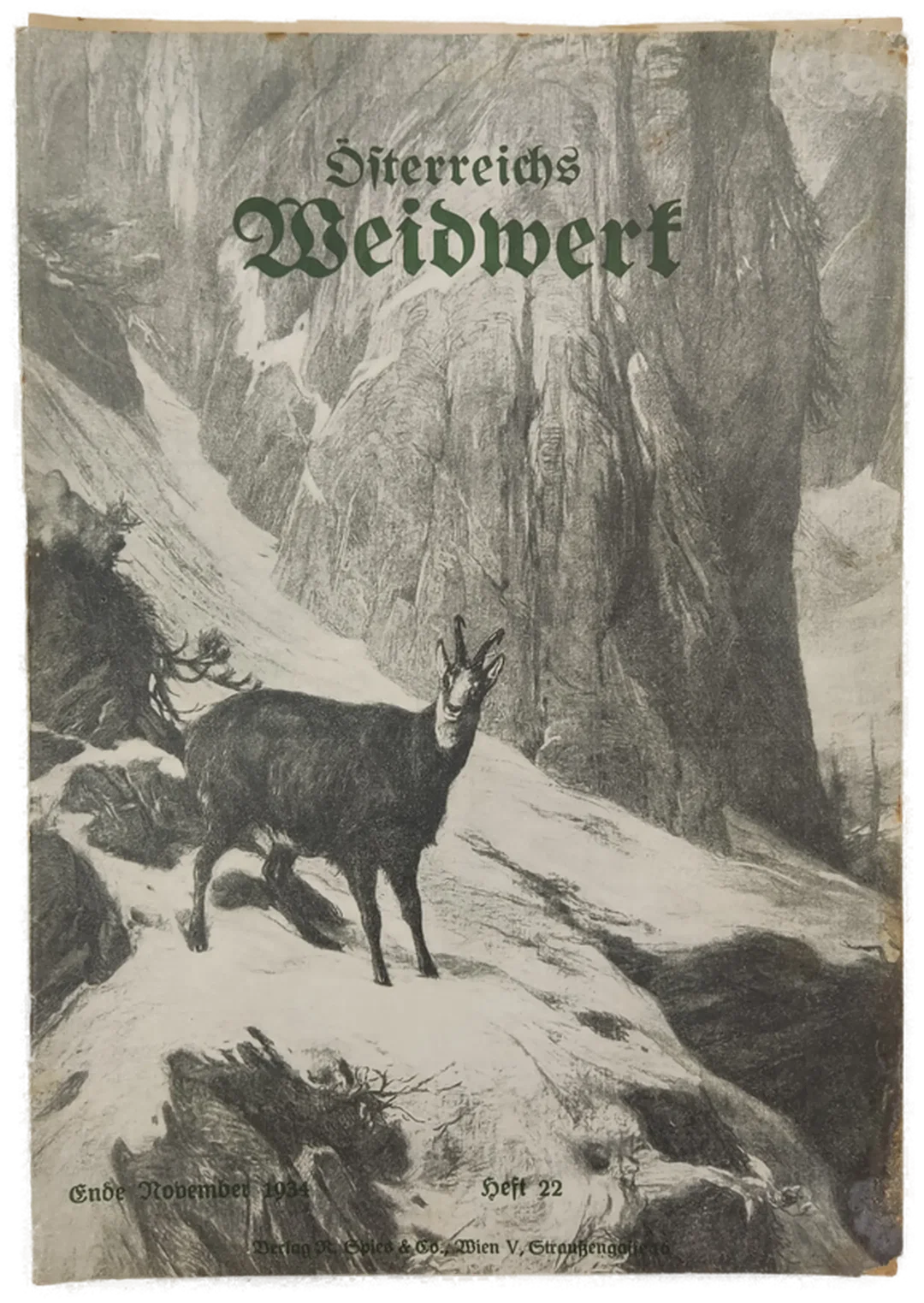 Österreichs Weidwerk - 10 Hefte - Jagdmagazin 1934 – Bild 4