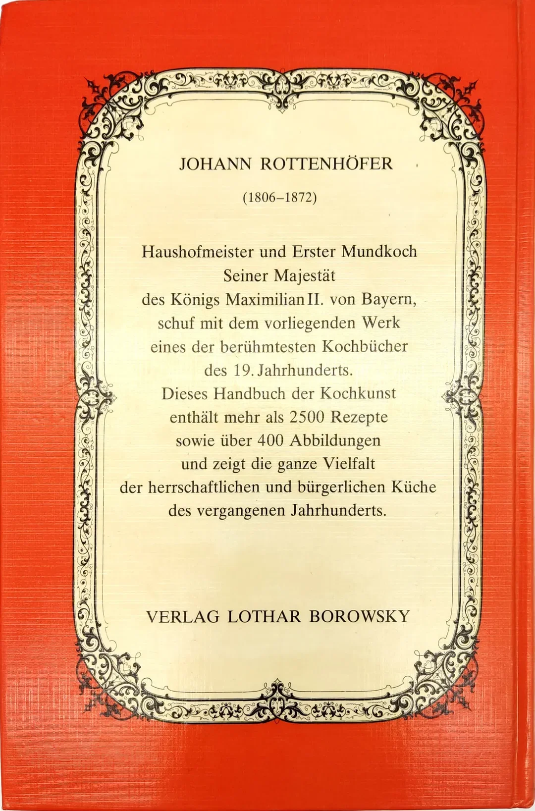 Anweisung in der feineren Kochkunst - Johann Rottenhöfer - Reprint von 1866 – Bild 2