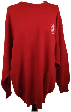 Glenmuir Pullover rot - Gr. L / 100% reine Schurwolle - Bild 1