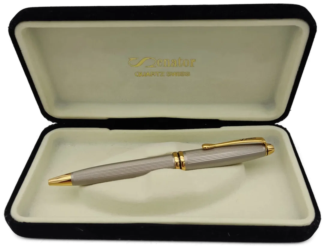 Kugelschreiber Senator Quartz Swiss mit Geschenkbox | Design-Rarität – Bild 1