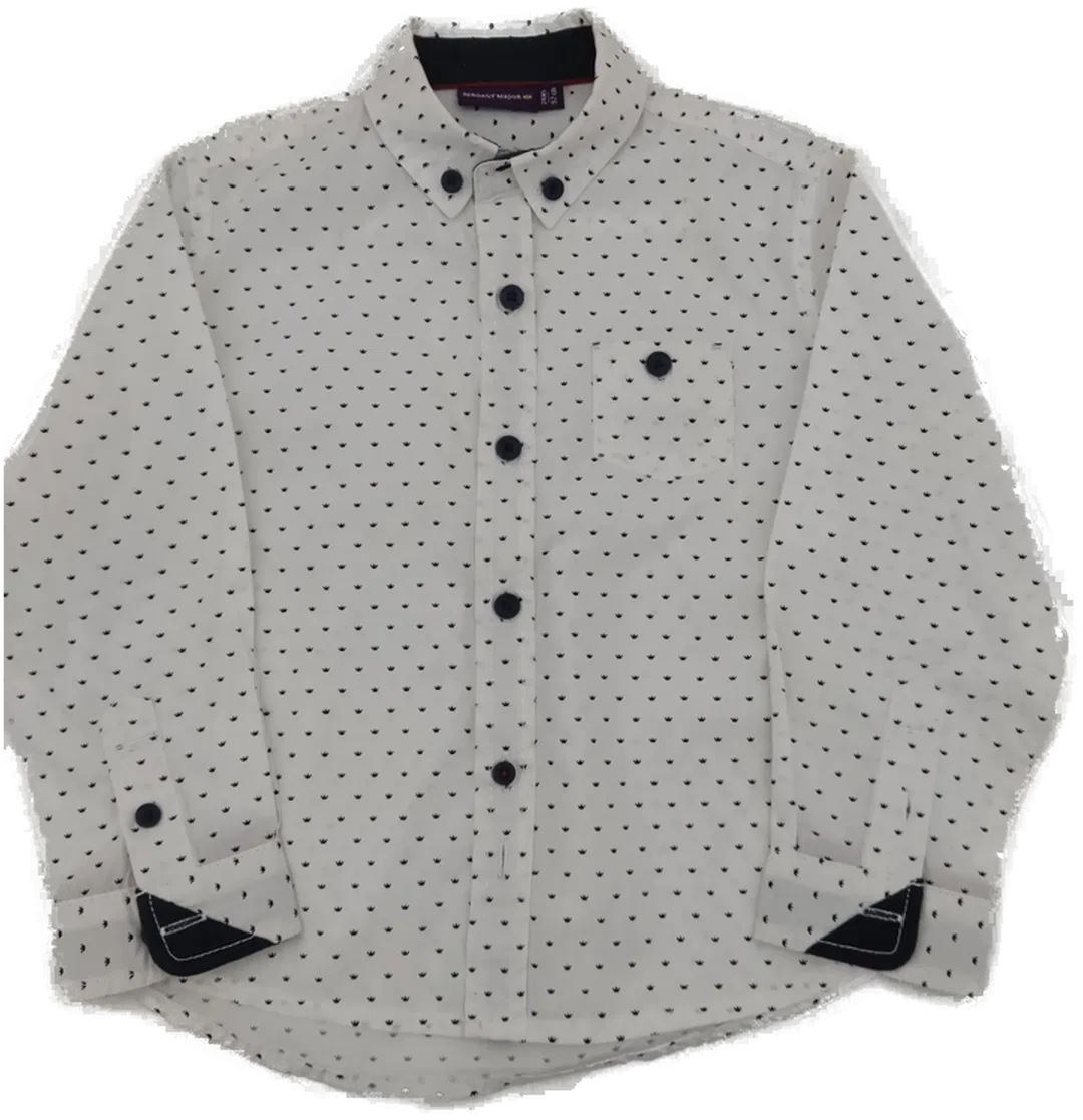 Sergent Major Kinder Hemd , weiß/schwarz Gr. 92 cm, 2 Jahre  - Bild 4