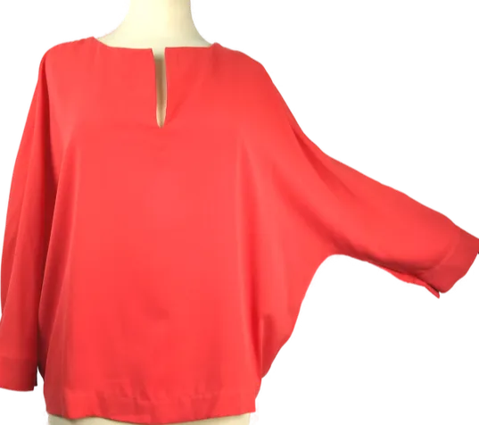 Damenbluse Comma Orange Gr. 38 | Leuchtender Alltagsliebling – Bild 2