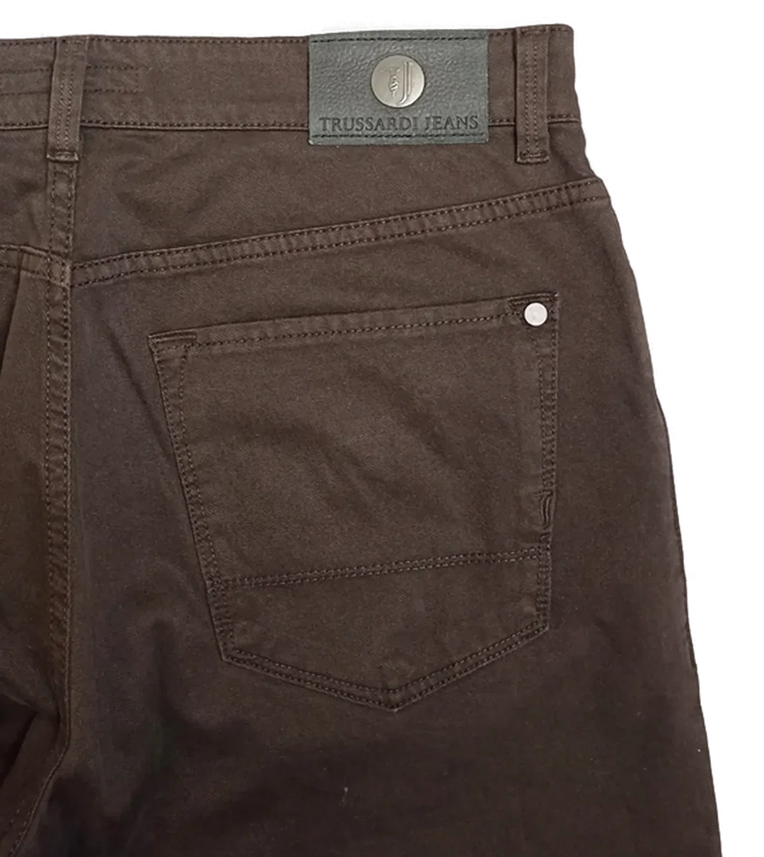 Trussardi Jeans Herren Jeans dunkelbraun Gr. M – Bild 4
