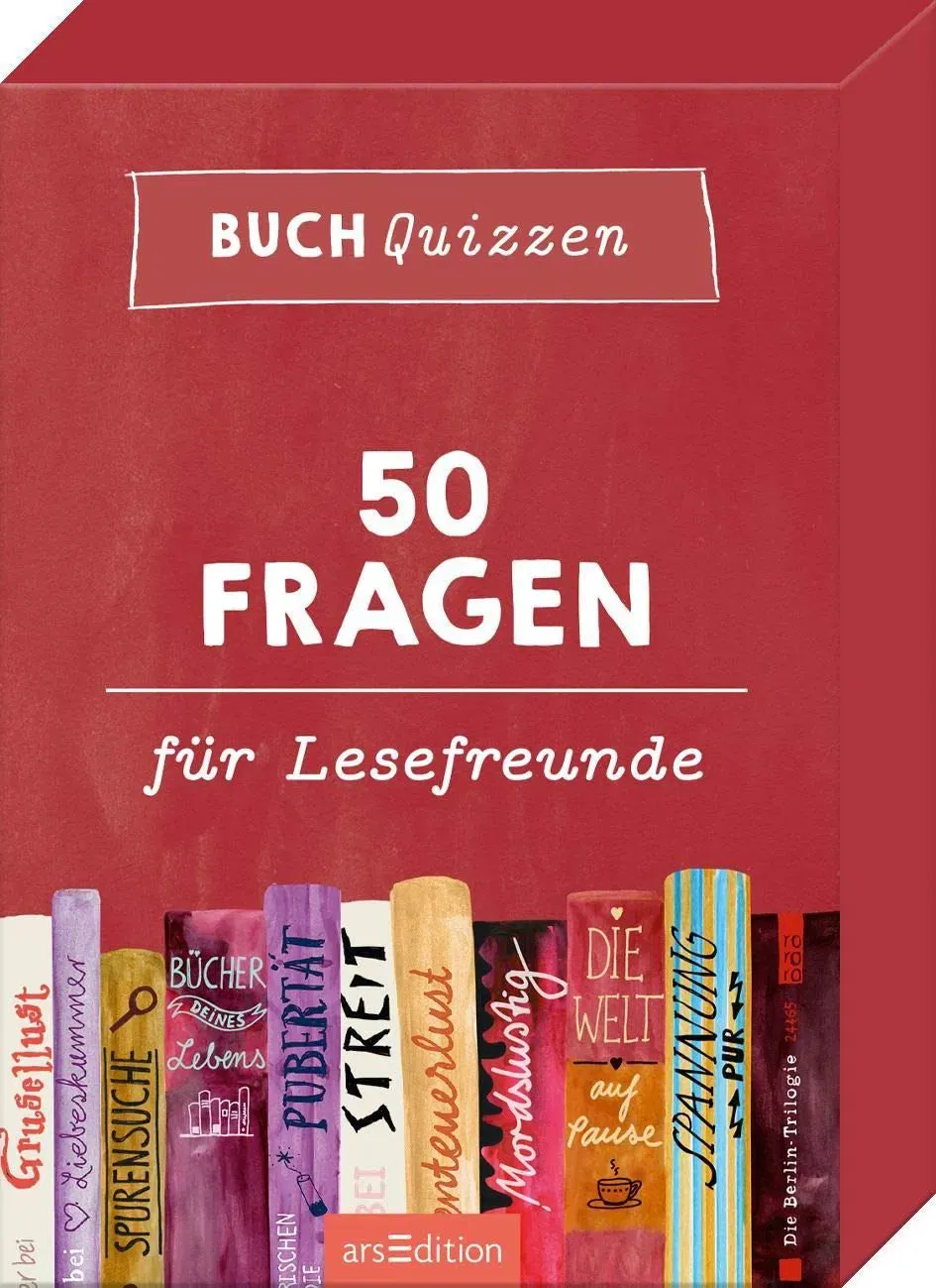 Buchquizzen – 50 Fragen für Lesefreunde (arsEdition, Kartenspiel) - Bild 4