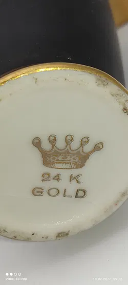 Andenken Vase - Regensburg mit 24 K Gold - Bild 7