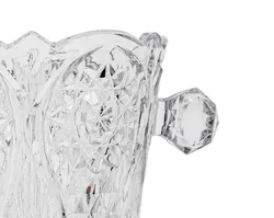 Bleikristall Sektkühler, klein, Facettenschliff, 14 cm - Bild 3