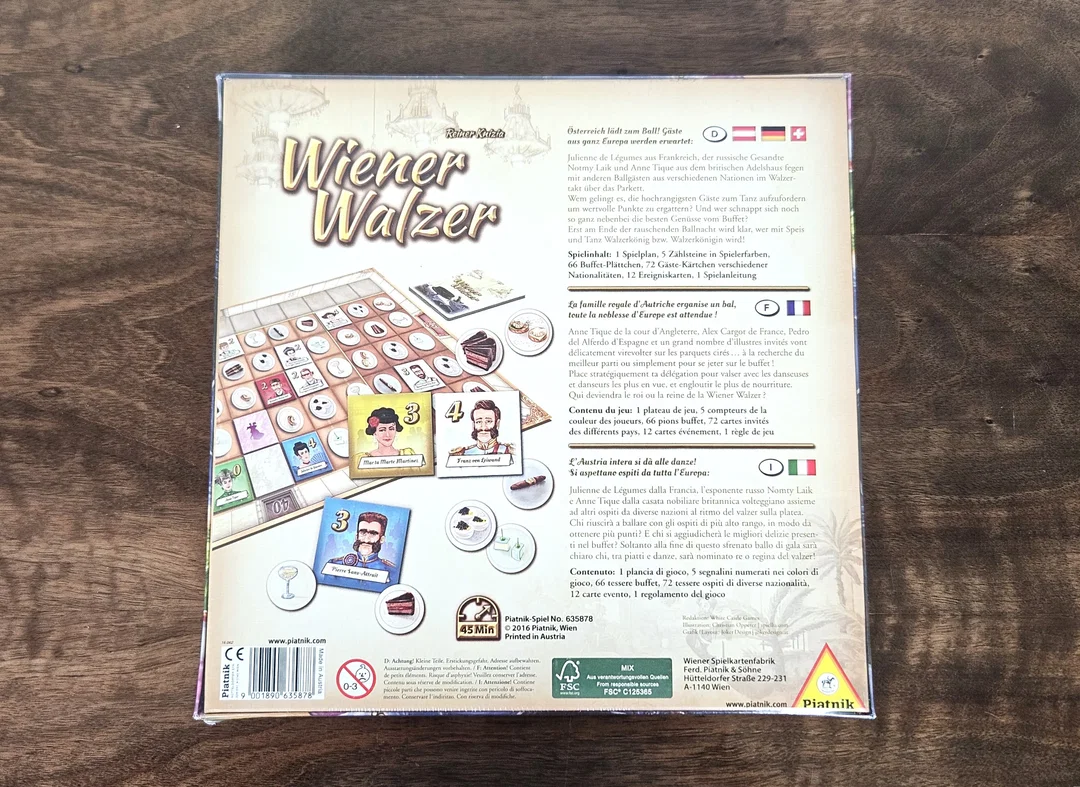 Wiener Walzer - Gesellschaftspiel - Piatnik – Bild 2