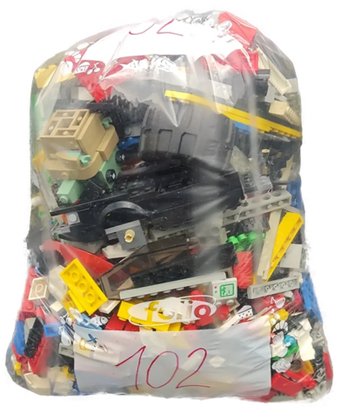 1,5 Kilo Lego Steine gemischt - Bild 4