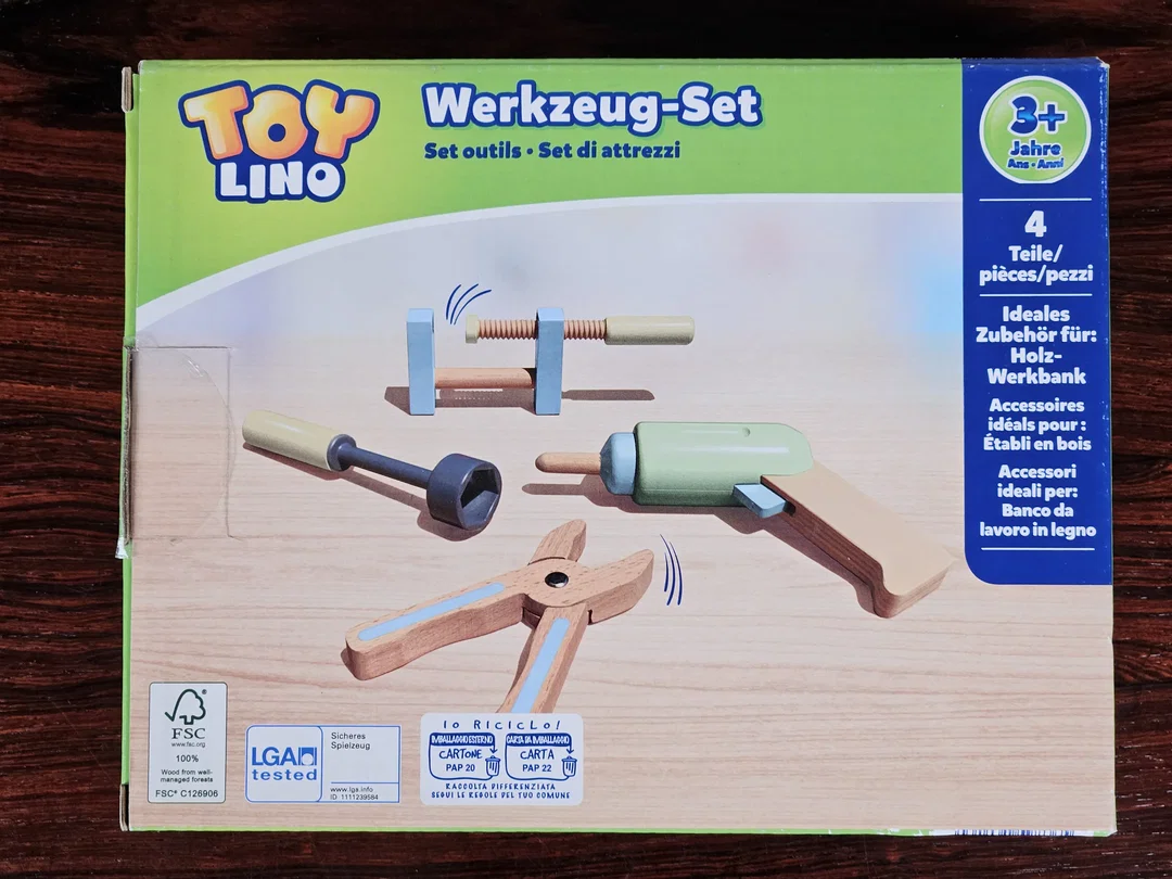 Werkzeug-Set - Holzspielzeug - TOY LINO - Bild 1