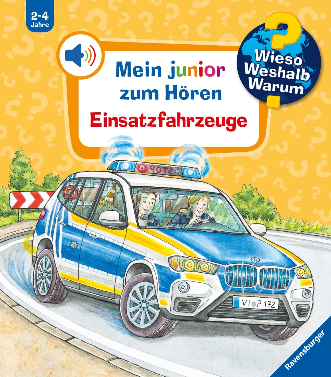 Wieso? Weshalb? Warum? Mein junior zum Hören, Band 2: Einsatzfahrzeuge - Marion Kreimeyer-Visse – Bild 1
