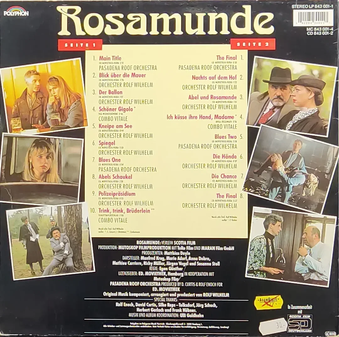  LP Vinyl Soundtrack "Rosamunde"  – Bild 2