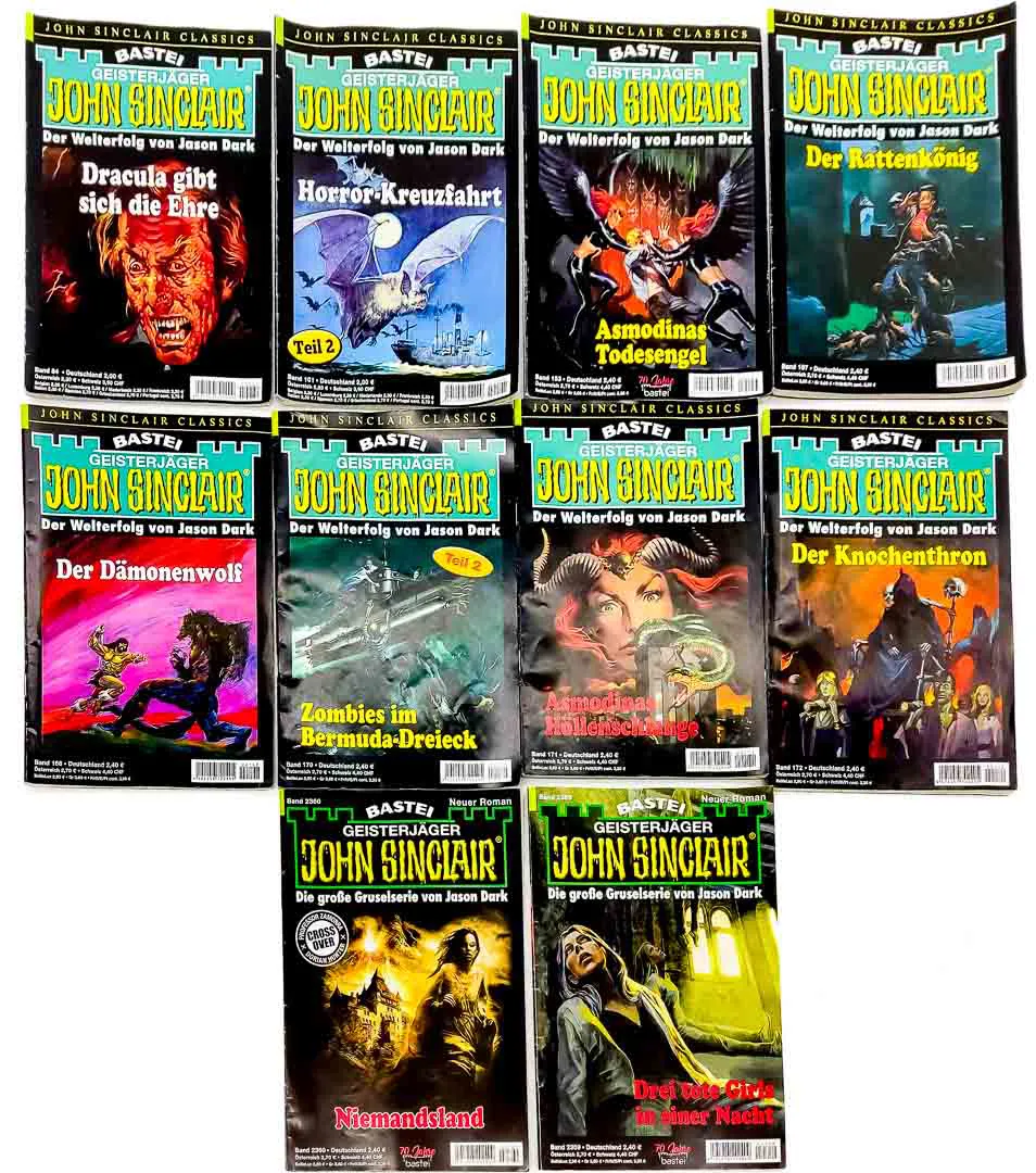 10 Stück Bastei Romane John Sinclair - Bild 2