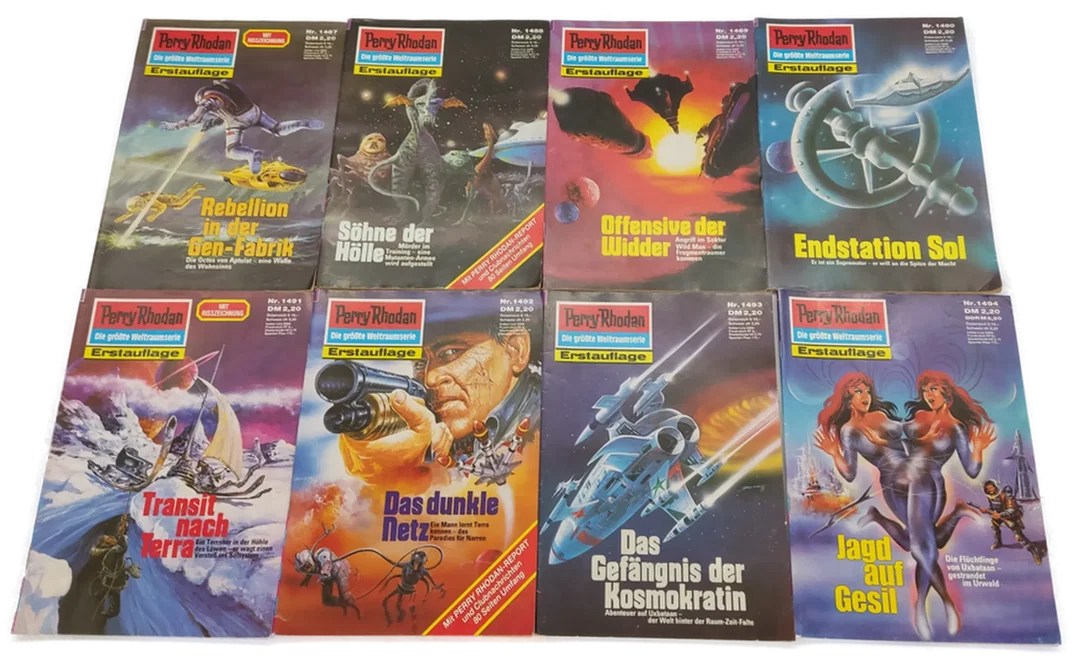 Taschenbücher Perry Rhodan Erstauflage Konvolut 18 Stück – Bild 4