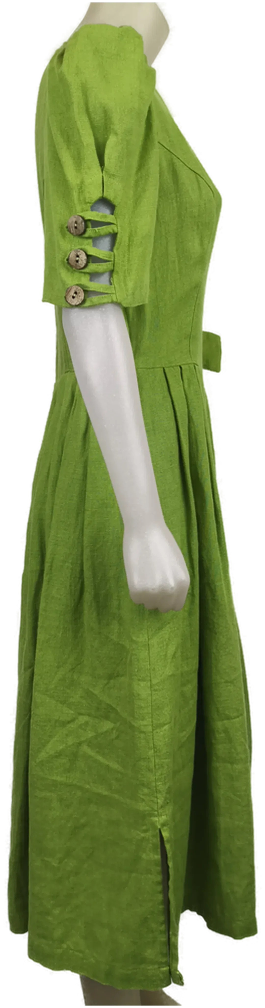 Leinenkleid, Trachtenkleid, Gr. 40 – Bild 4