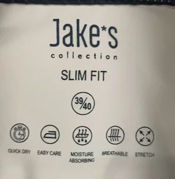 Jake's Herrenhemd weiß Gr. 39/40 – Vorschau 3