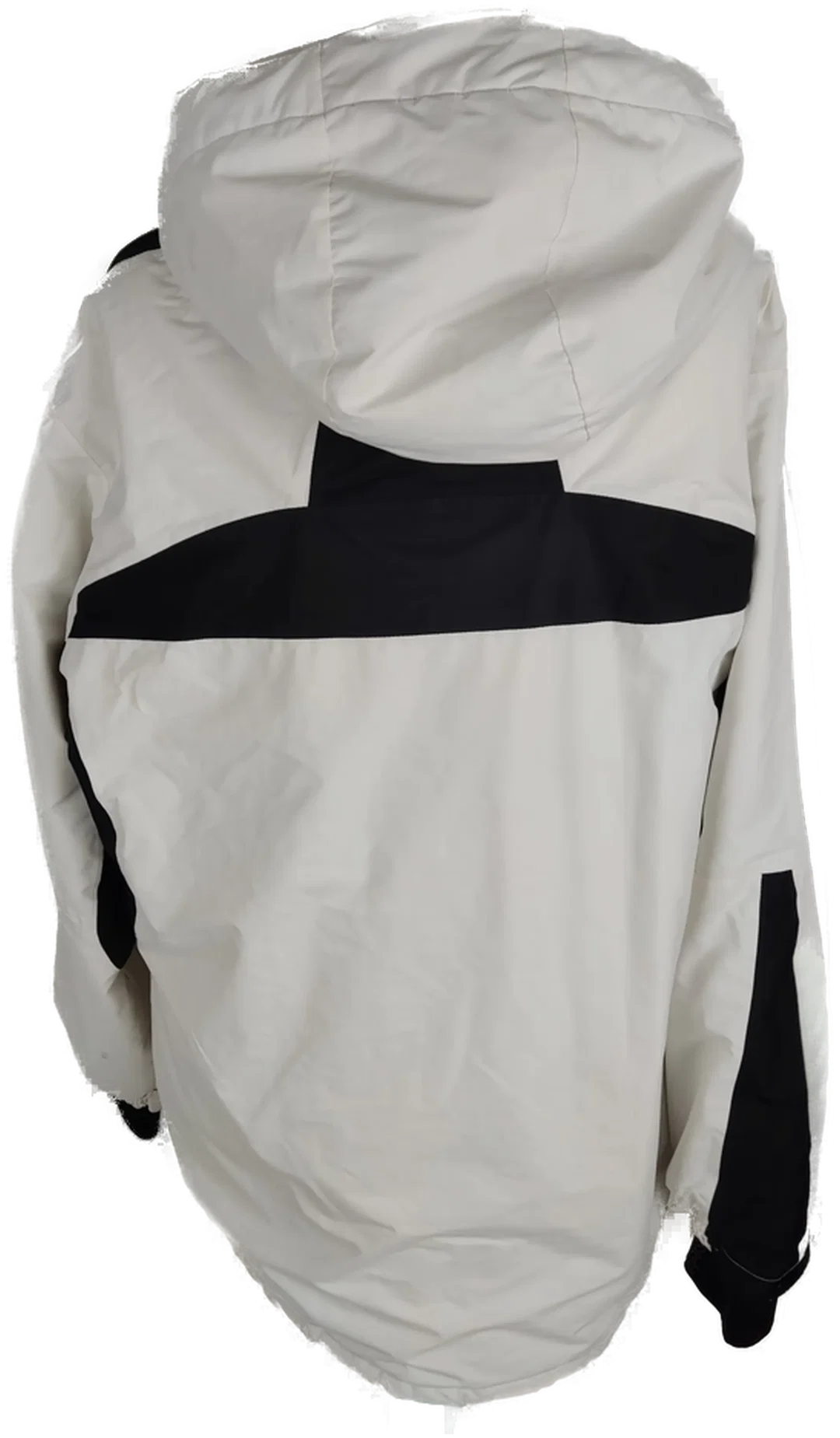 Anorak "Ski", mit Kapuze, weiß/schwarz mit Aufdruck, Größe 56/58 – Bild 5