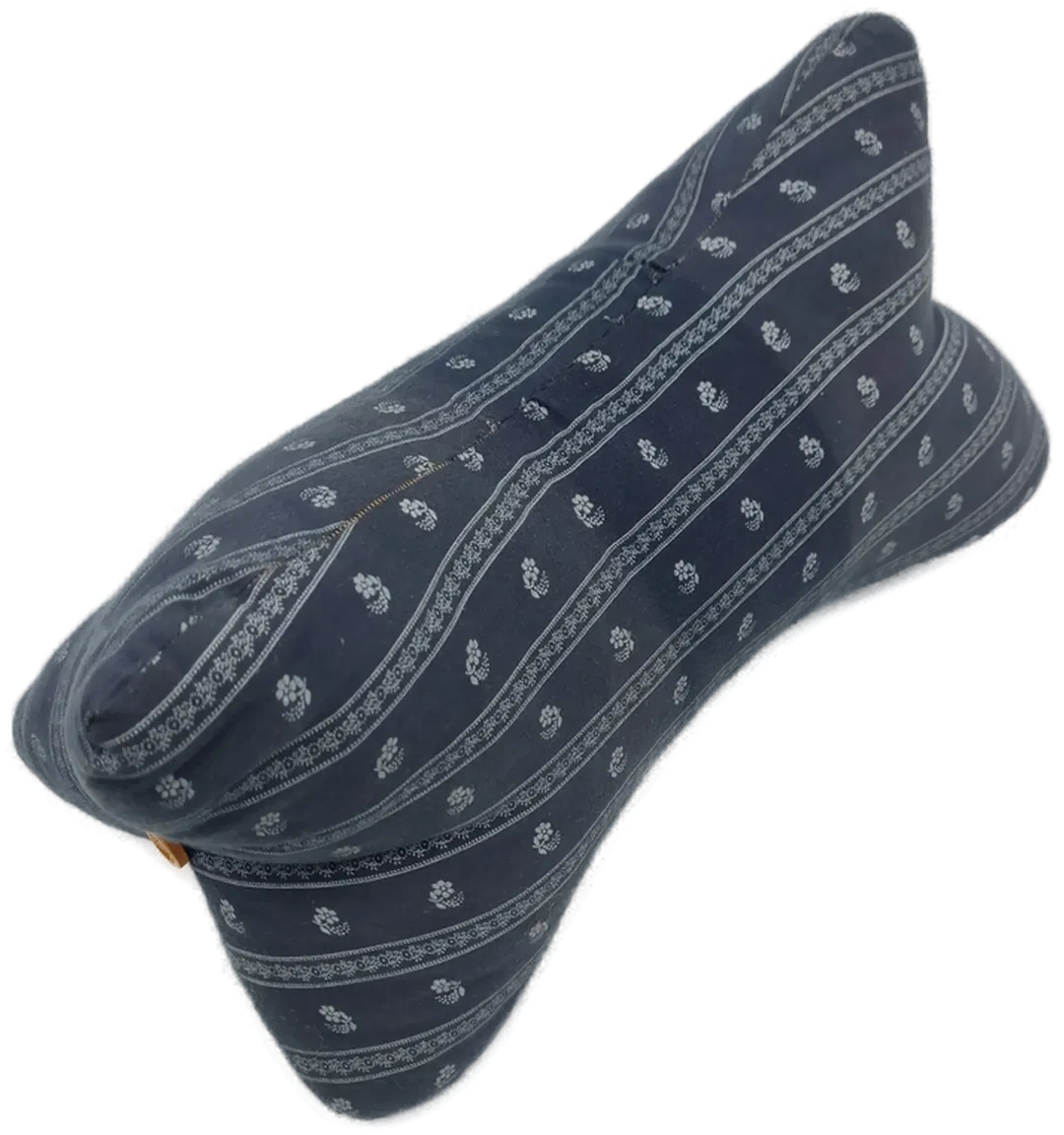 Leseknochen, blau/hellblau gemustert, Größe ca. 40 x 20 cm - Bild 1