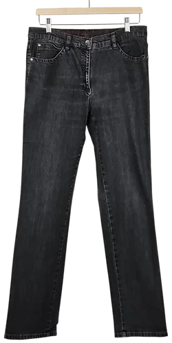 Brax Feelgood Damen Jeans, schwarz - Gr. D 40