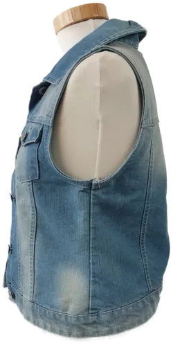 Girls United Kinder Gillet blau - 158/164 - Bild 2