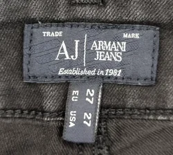 Armani Jeans Damen Jeans schwarz Gr. S/M - Bild 5