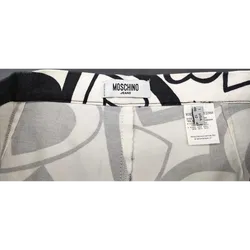 Moschino Damen Hose schwarz/weiß Gr. D 42 - Bild 3