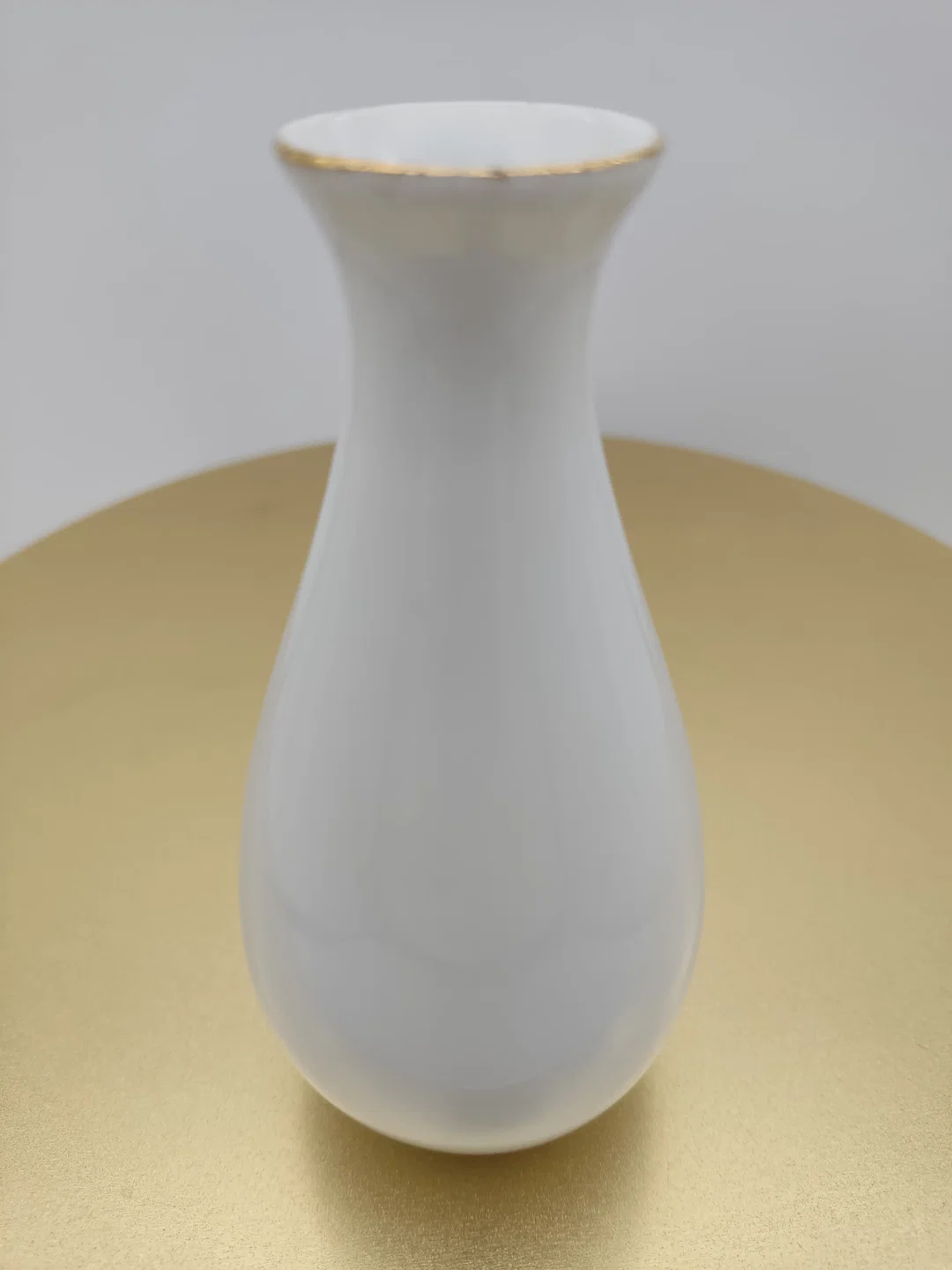 Kleine Chinesische Porzellanvase | Eleganter Goldrand – Bild 2