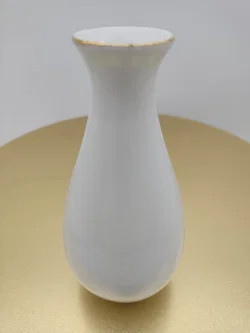Kleine Chinesische Porzellanvase | Eleganter Goldrand – Vorschau 2