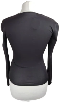 Damen-Longsleeve in Schwarz | Zeitloser Klassiker – Vorschau 3