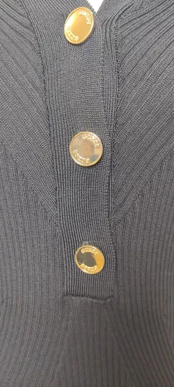 Guess Damen Strickkleid schwarz Gr. M - Bild 3