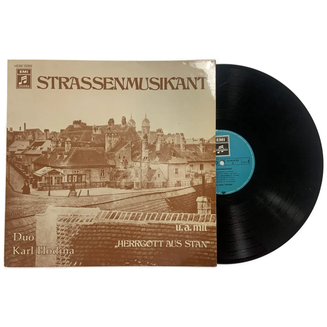 LP Schallplatte: Strassenmusikant - Duo Karl Hodina  - Bild 1