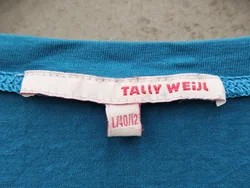 TALLY WEIJL Damen T-Shirt, blau - Gr. L – Vorschau 4