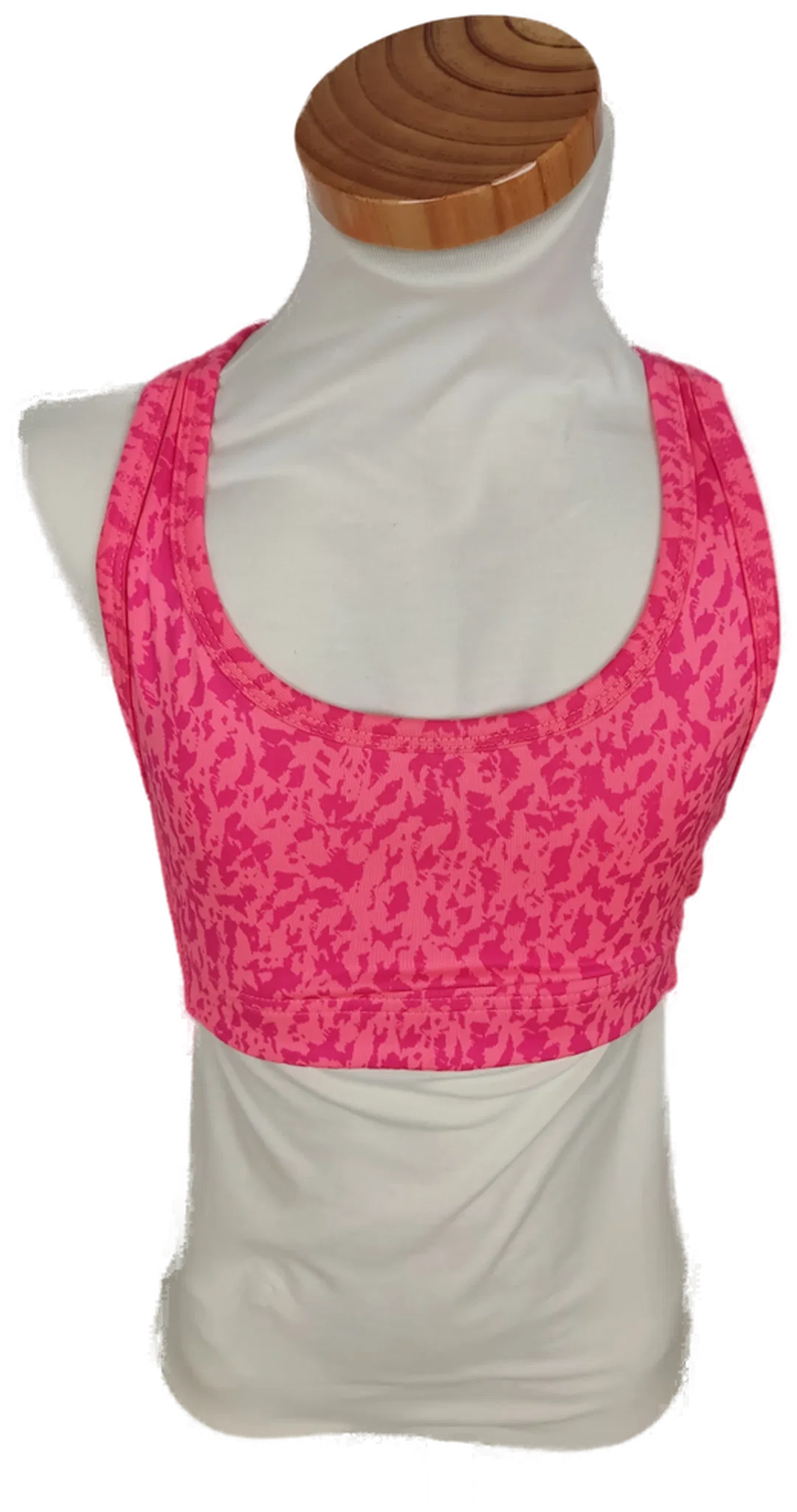 Bustier, pink gemustert, Größe 128/140 (geschätzt) - Bild 1