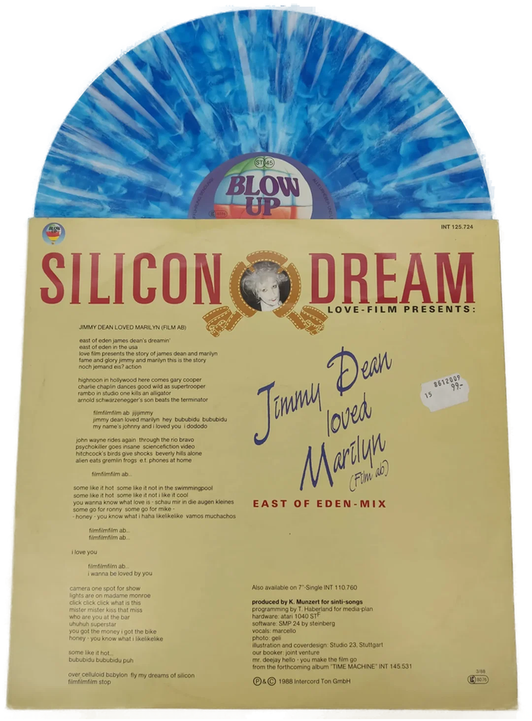 Vinyl Maxi-Single Silicon Dream - Jimmy Dean loved Marilyn – Bild 2