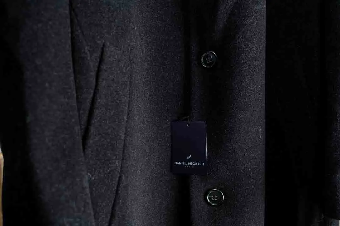 Winter Daniel Hechter Herren-Mantel, lang, dunkelgrau, Gr. 52, L-XL – Bild 4