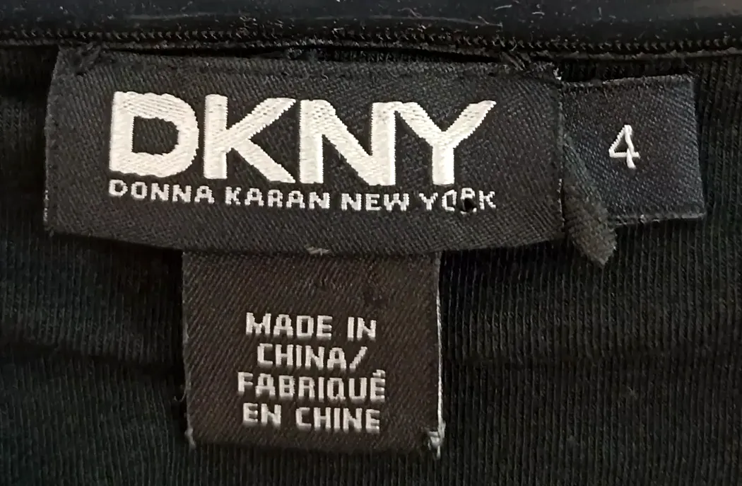 DKNY Damen Minikleid schwarz Gr. S – Bild 3