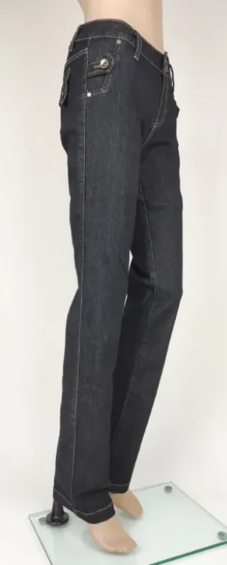Bulkish Damen Jeans, schwarz - S / 36 - W28/L34 – Bild 2
