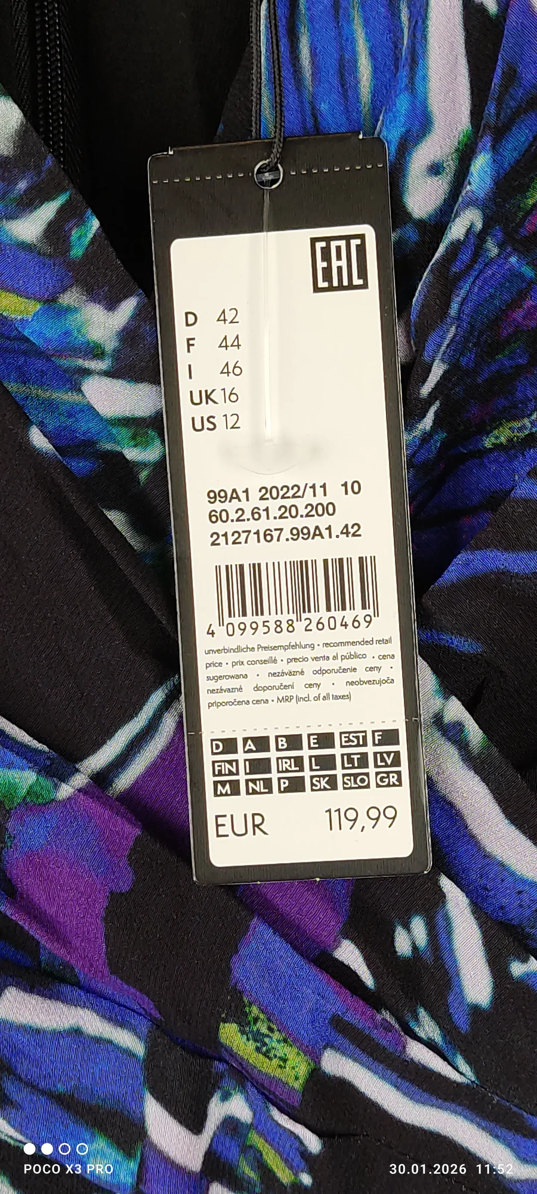Damen Midikleid von Comma, Größe XL / 42 – Bild 2