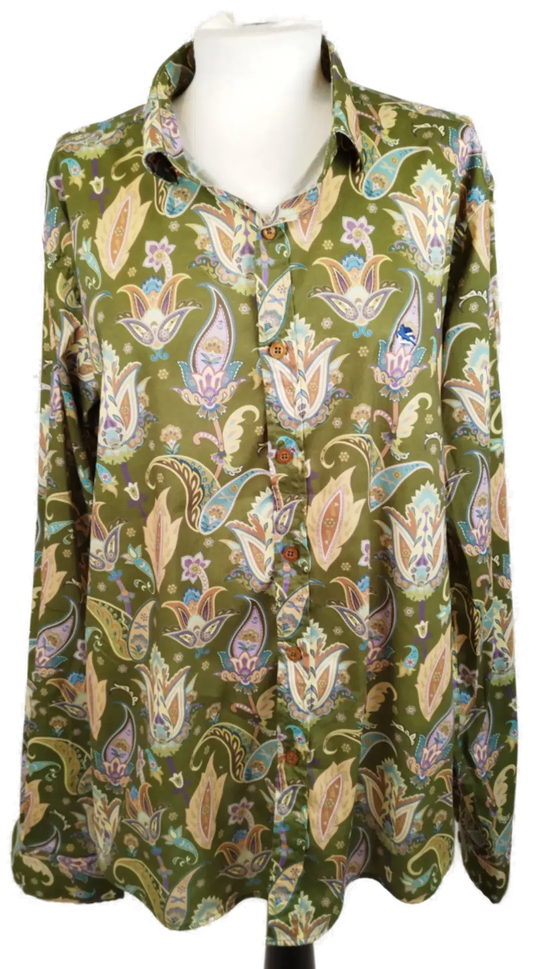 ETRO Milano Bluse / Hemd bemustert - Gr. XL  - Bild 1