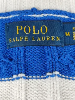 Polo Ralph Lauren Kurzarm Strickpullover Gestreift | Wie Neu Größe M/38 – Vorschau 10