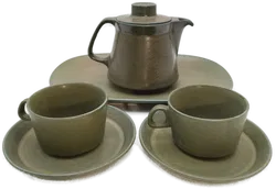 Keramik Kaffee Set 