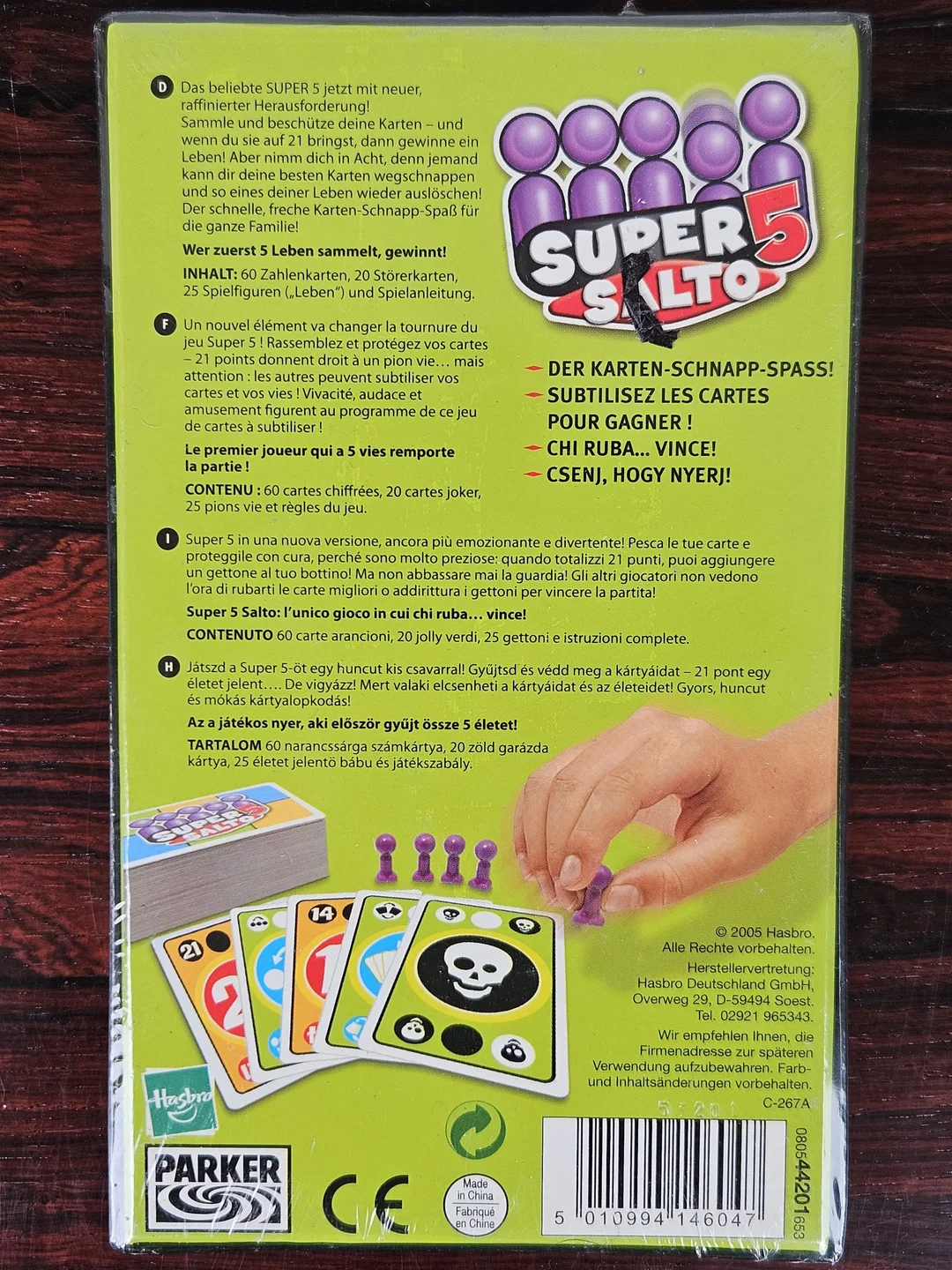 SUPER SALTO 5 - Gesellschaftsspiel - PARKER – Bild 2