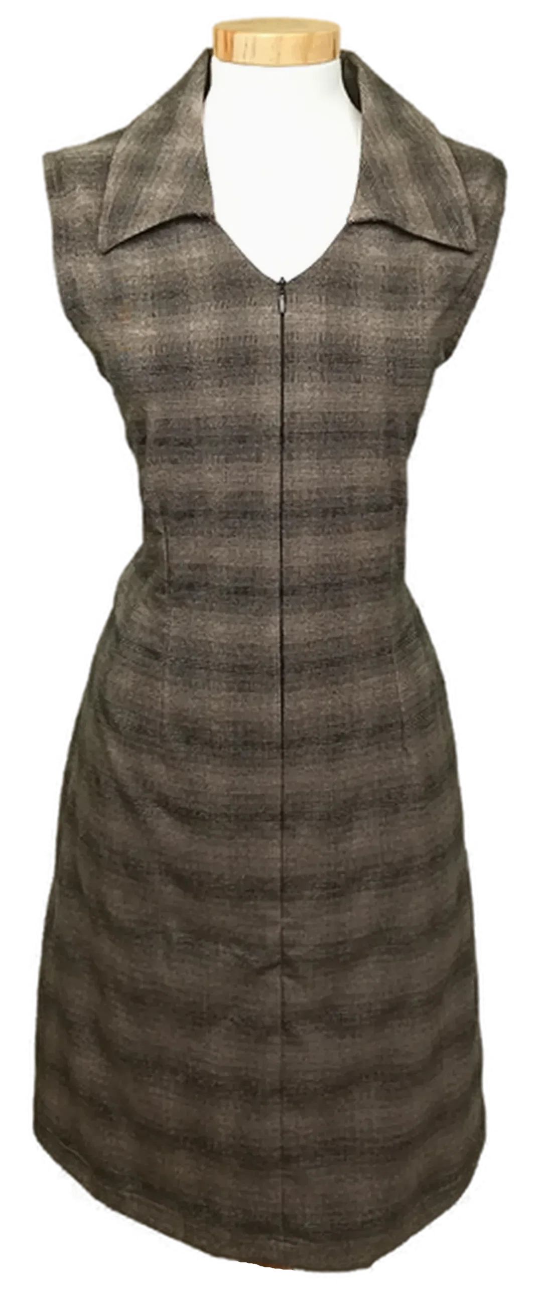 Line Woman Damen Minikleid braun kariert Gr. L - Bild 1