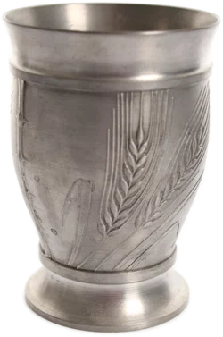 Zinn-Krug Marke GHC Austria mit 4 passenden Bechern – Ährenmotiv  - Bild 3