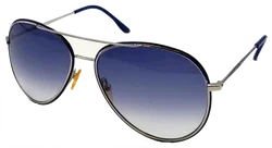 Police Herren Pilotenbrille silber/blau - Bild 1