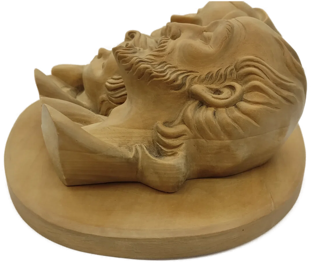 Maria, Josef & Jesus Wandbehang aus Holz / Heiligenfiguren – Bild 6