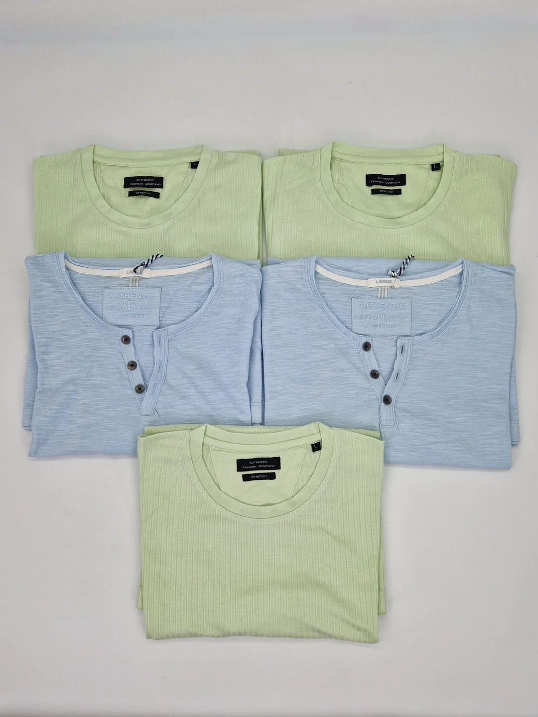 Herren T-Shirts Basic 3 - 5er Pack - Größe L - Bild 4